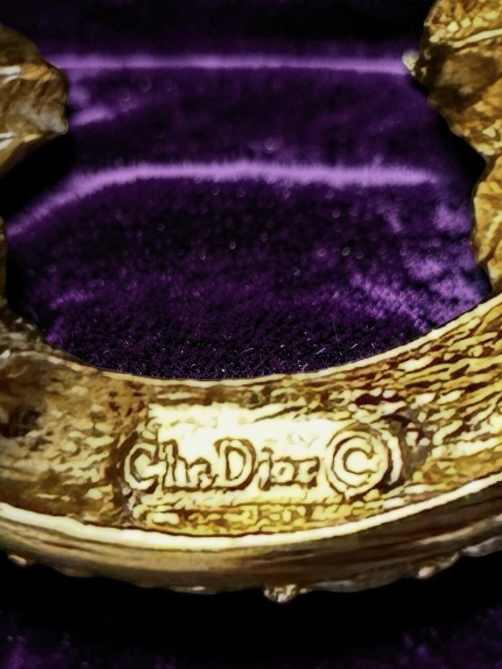 1980s Vintage Christian Dior Link Brooch - Picture 6 of 8